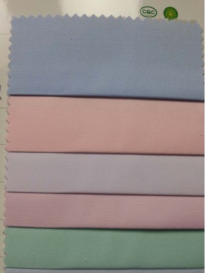 DG- SNYU 淺灰蘭T65/C35  45/2*21/138*71 耐漂白水 耐氯漂 制服 Anti bleaching bleaching resistant 正面照